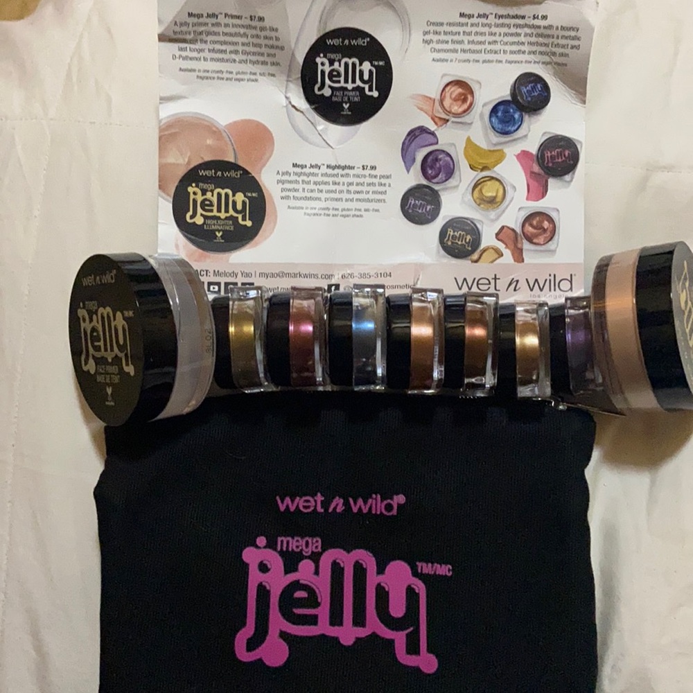 Wet n wild mega jelly eyeshadow/highlighter set